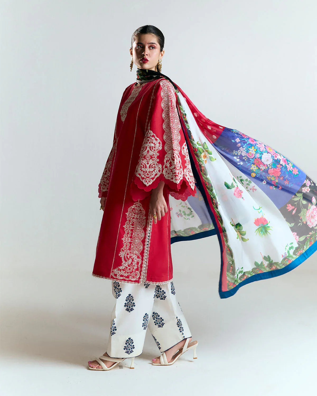 Jugnu | SS 25 |  Ahiti - Aqsa Fabrics