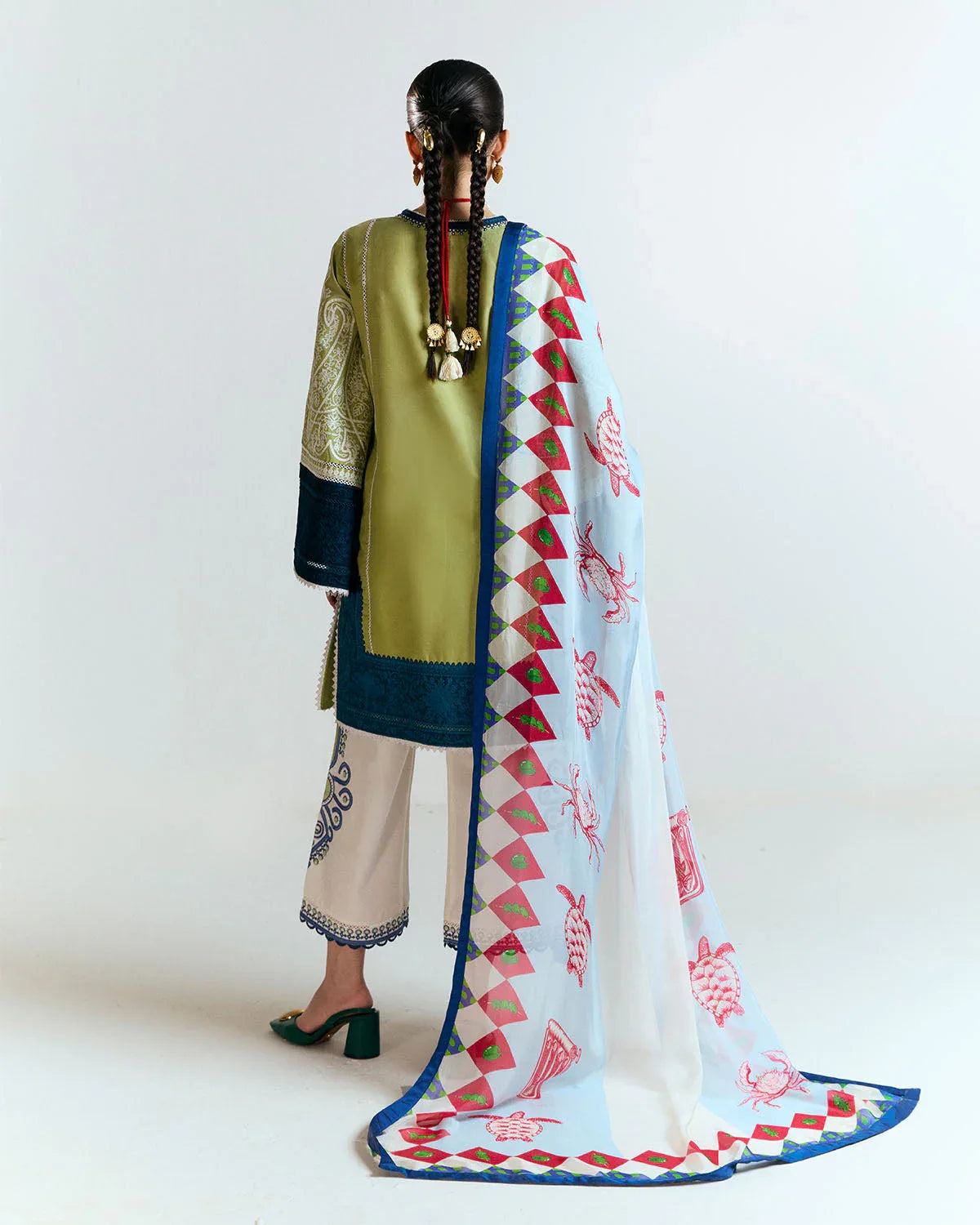 Jugnu | SS 25 |  Bia - Aqsa Fabrics