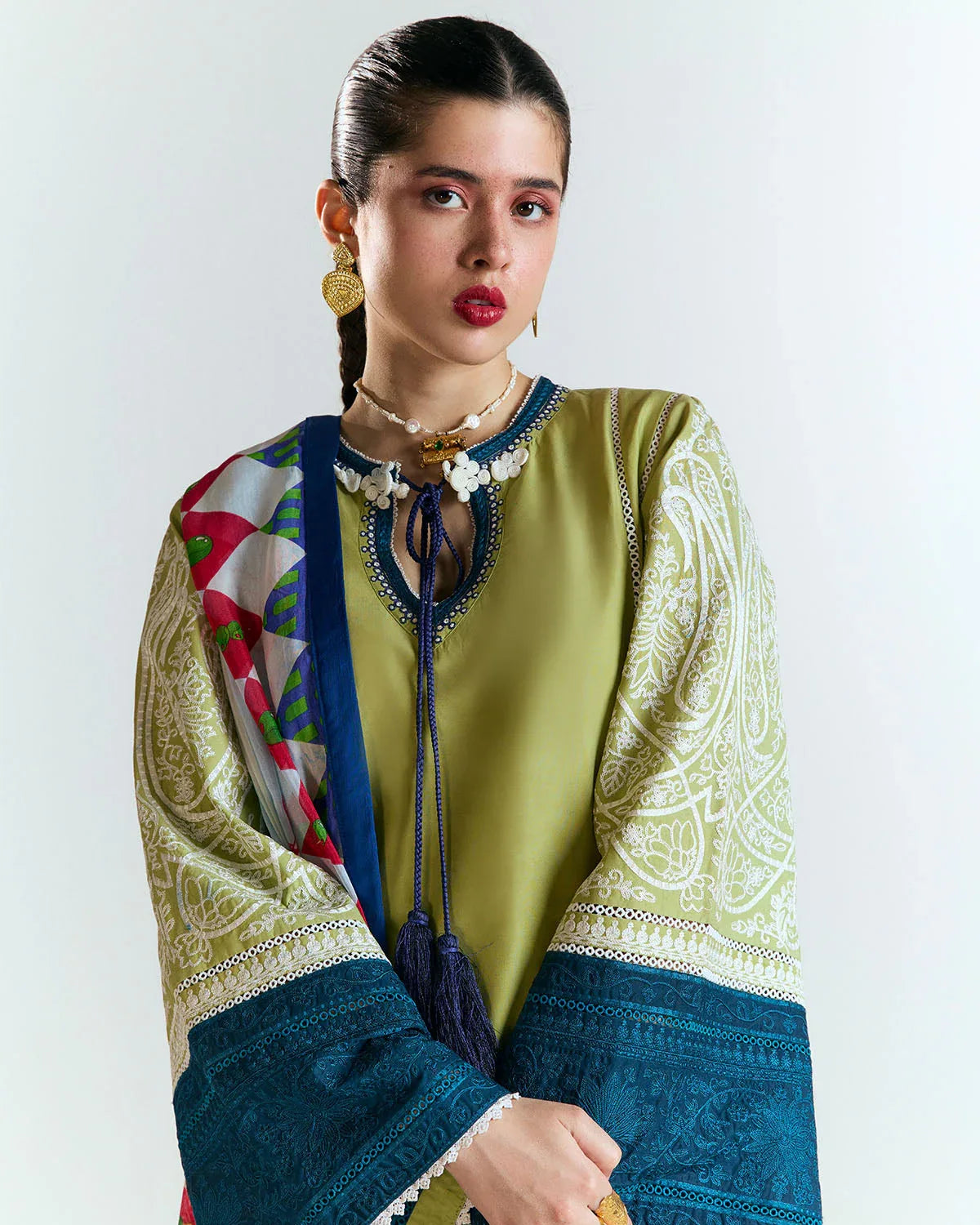 Jugnu | SS 25 |  Bia - Aqsa Fabrics