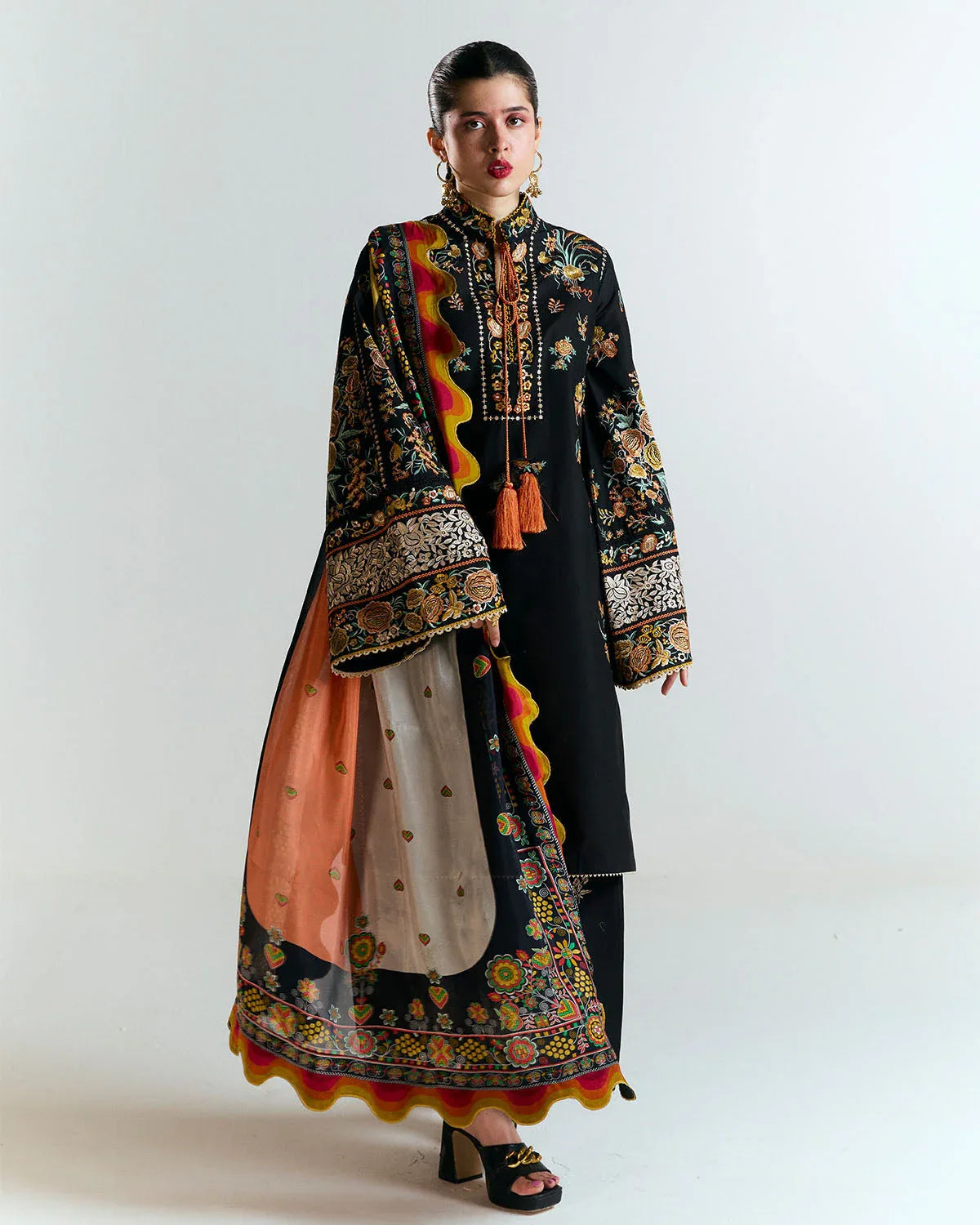 Jugnu | SS 25 |  Gulbar - Aqsa Fabrics