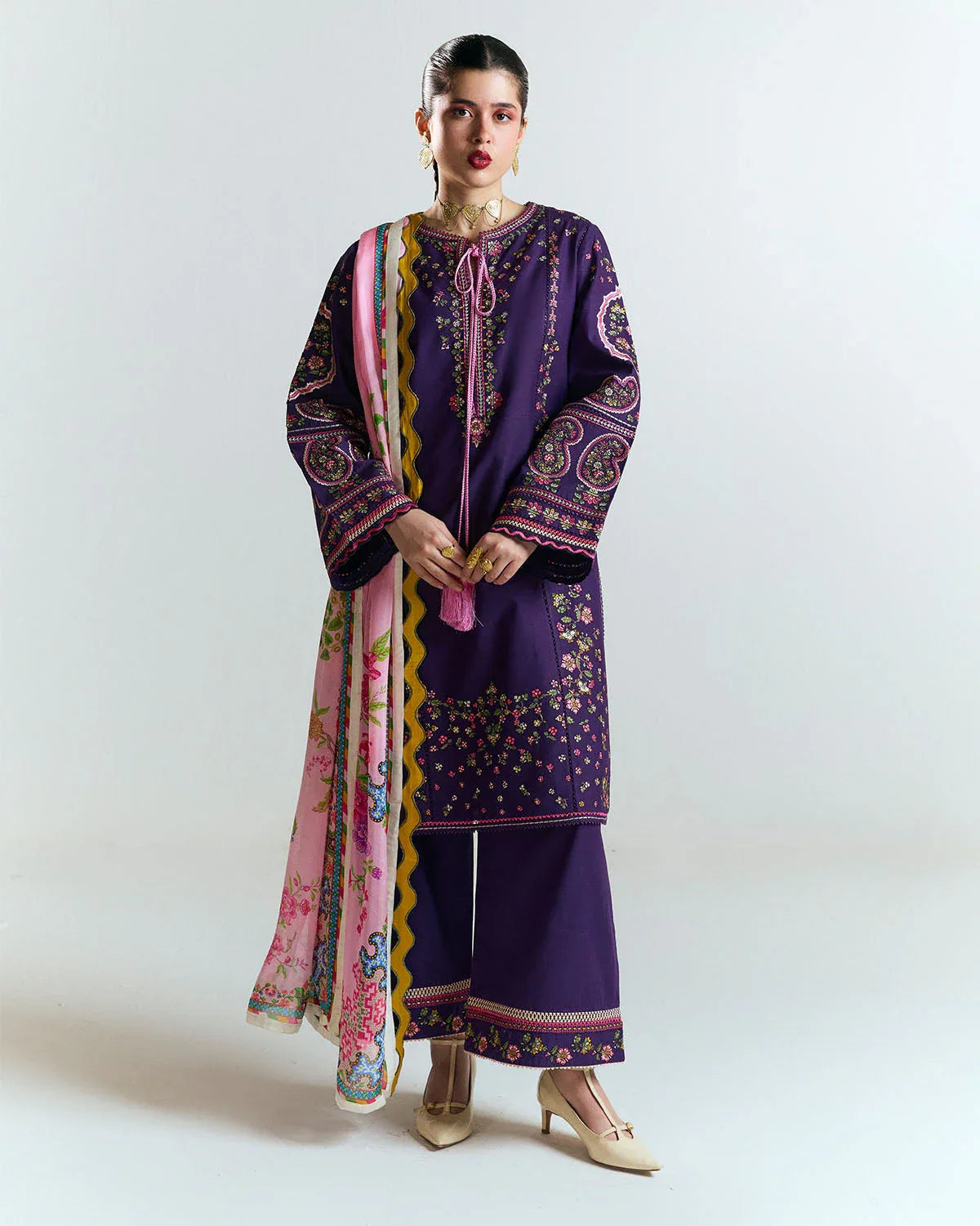 Jugnu | SS 25 | Sagar - Aqsa Fabrics