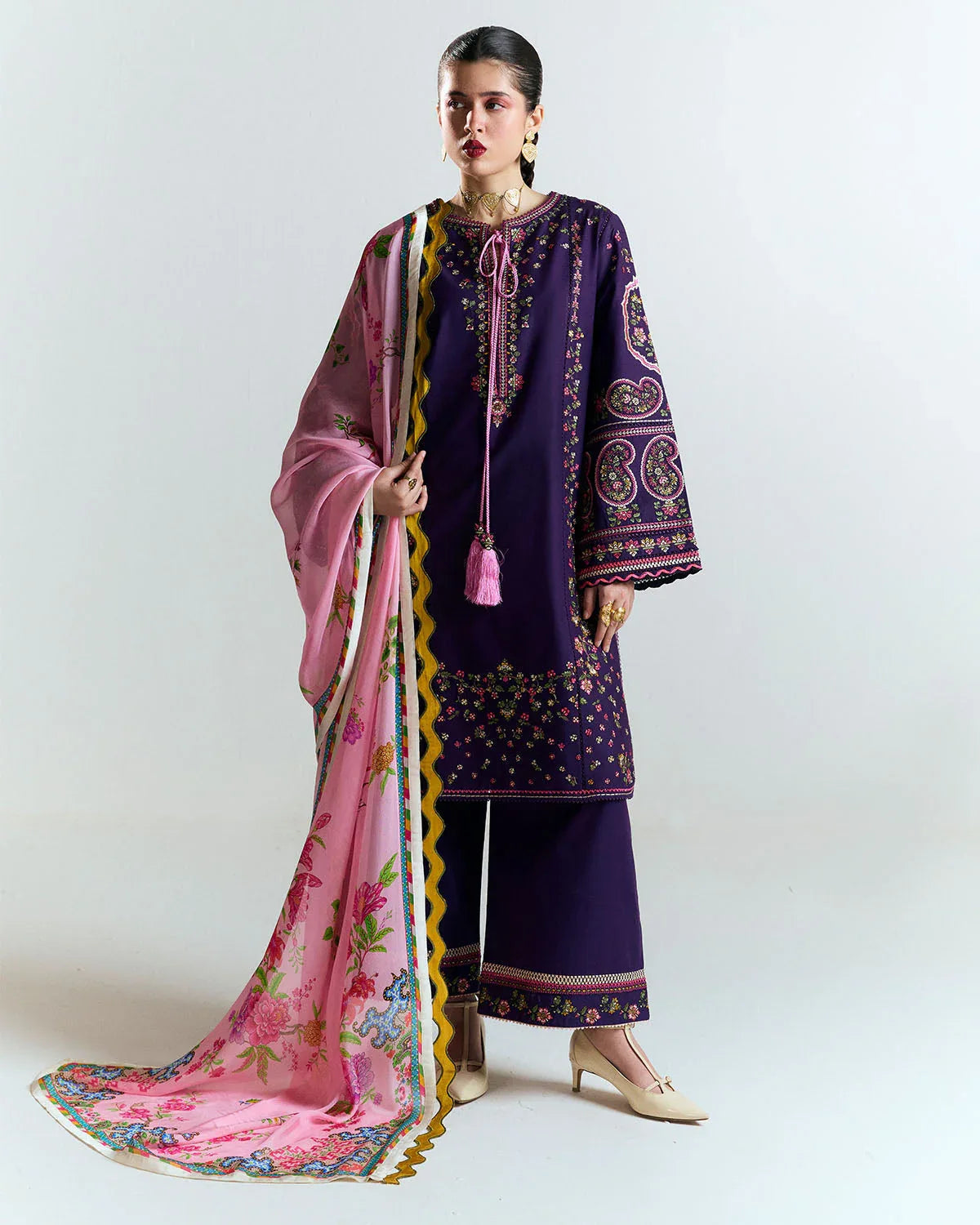 Jugnu | SS 25 | Sagar - Aqsa Fabrics