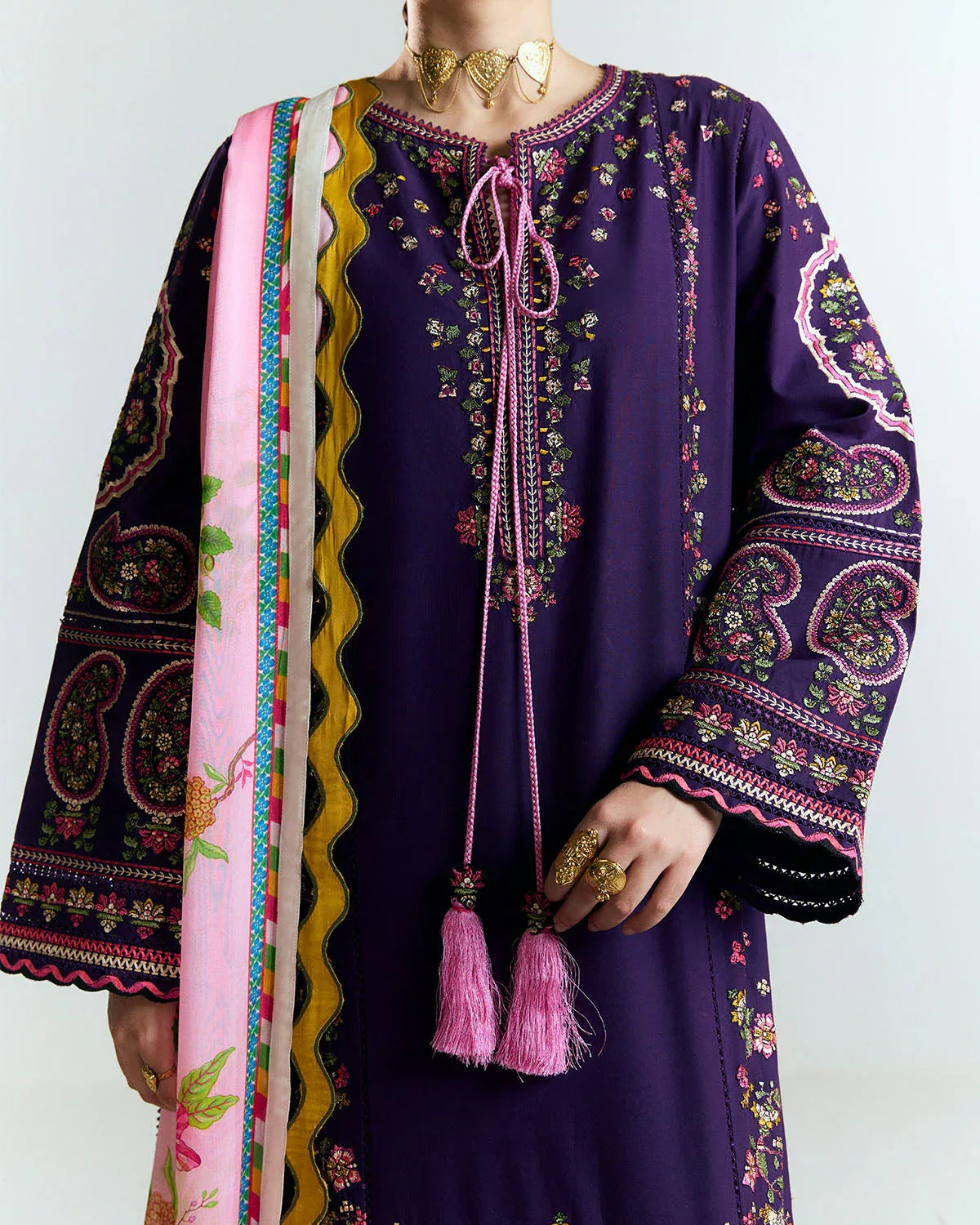 Jugnu | SS 25 | Sagar - Aqsa Fabrics
