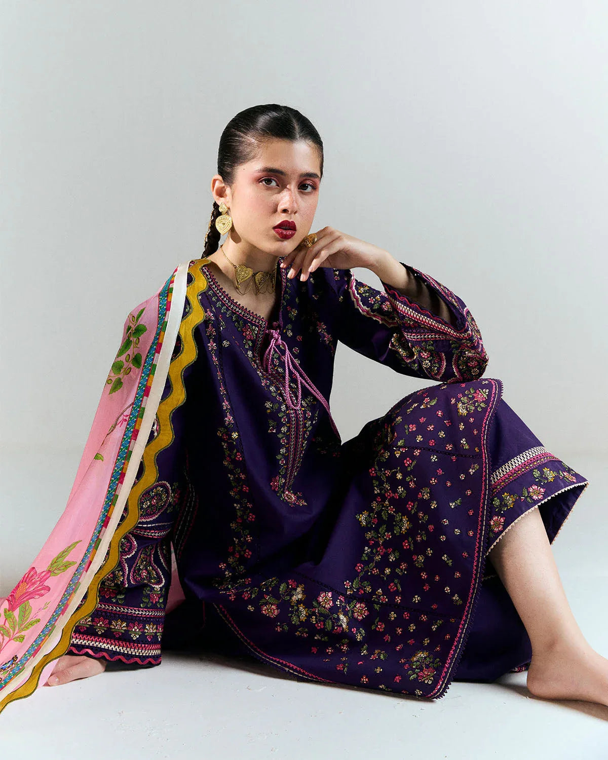 Jugnu | SS 25 | Sagar - Aqsa Fabrics