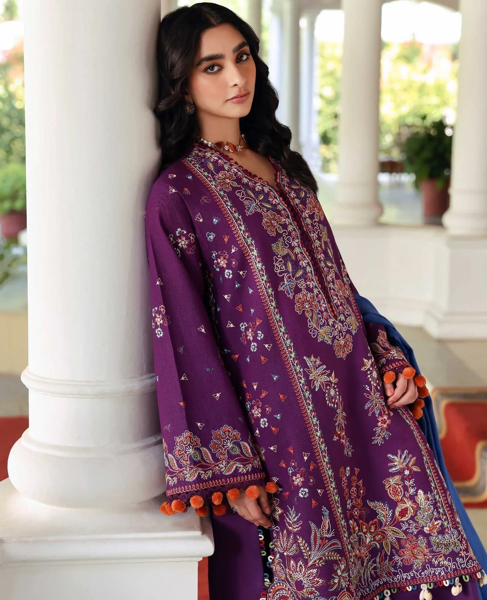 Republic Womenswear | Amaris Luxury Shawl 25 | Kaia - Aqsa Fabrics