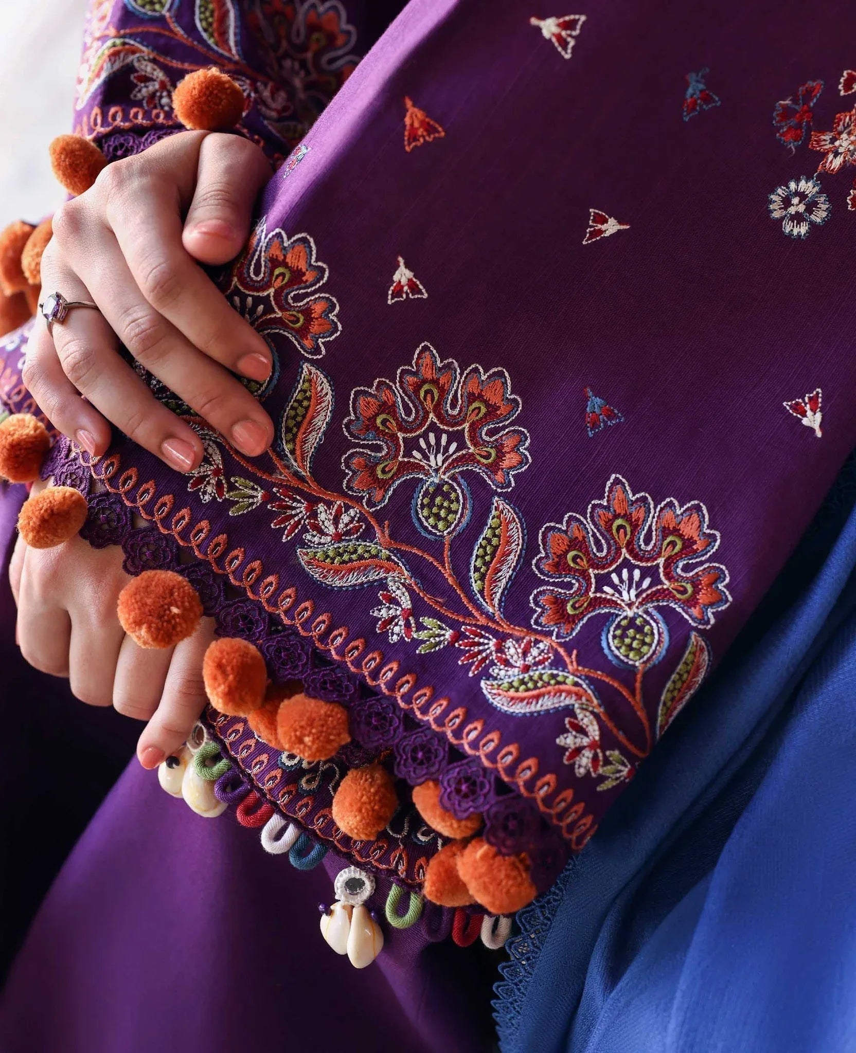 Republic Womenswear | Amaris Luxury Shawl 25 | Kaia - Aqsa Fabrics