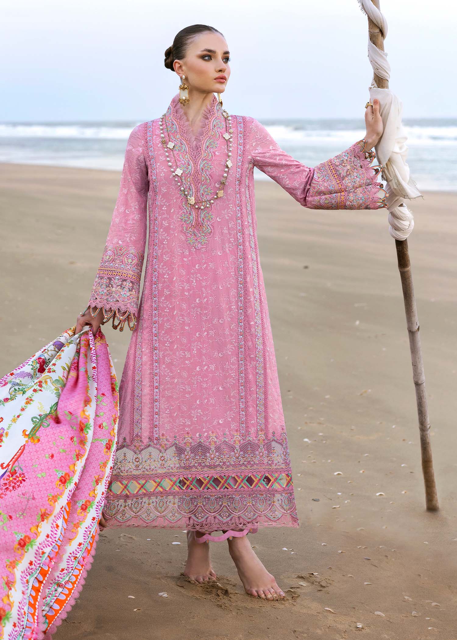 Kanwal Malik | Elysia Luxury Lawn 25 | Ariana - Aqsa Fabrics