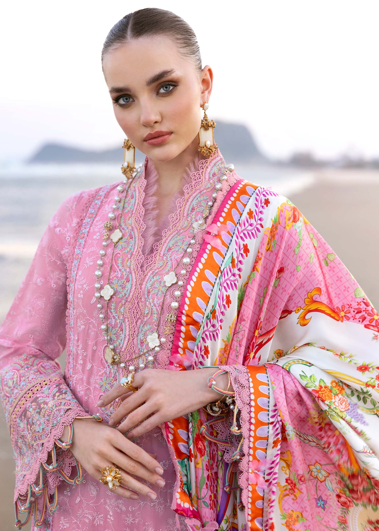 Kanwal Malik | Elysia Luxury Lawn 25 | Ariana - Aqsa Fabrics