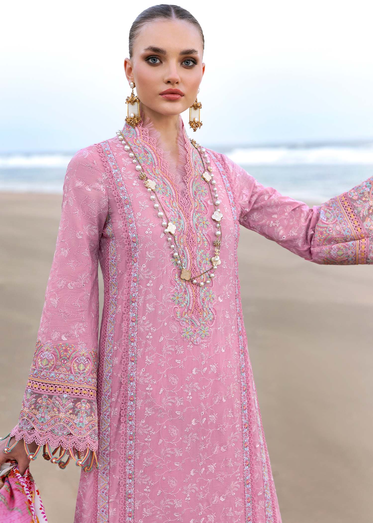 Kanwal Malik | Elysia Luxury Lawn 25 | Ariana - Aqsa Fabrics