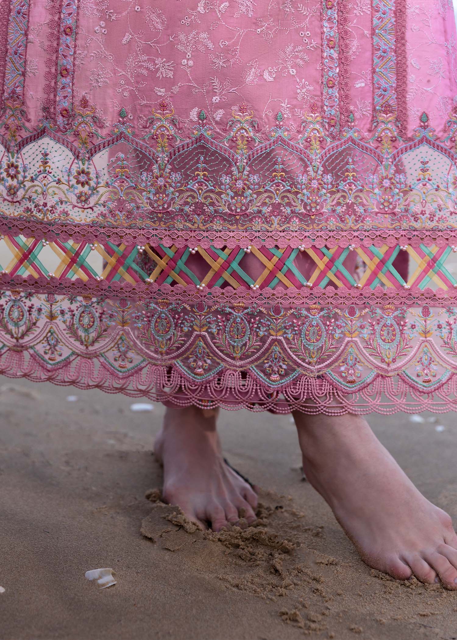 Kanwal Malik | Elysia Luxury Lawn 25 | Ariana - Aqsa Fabrics