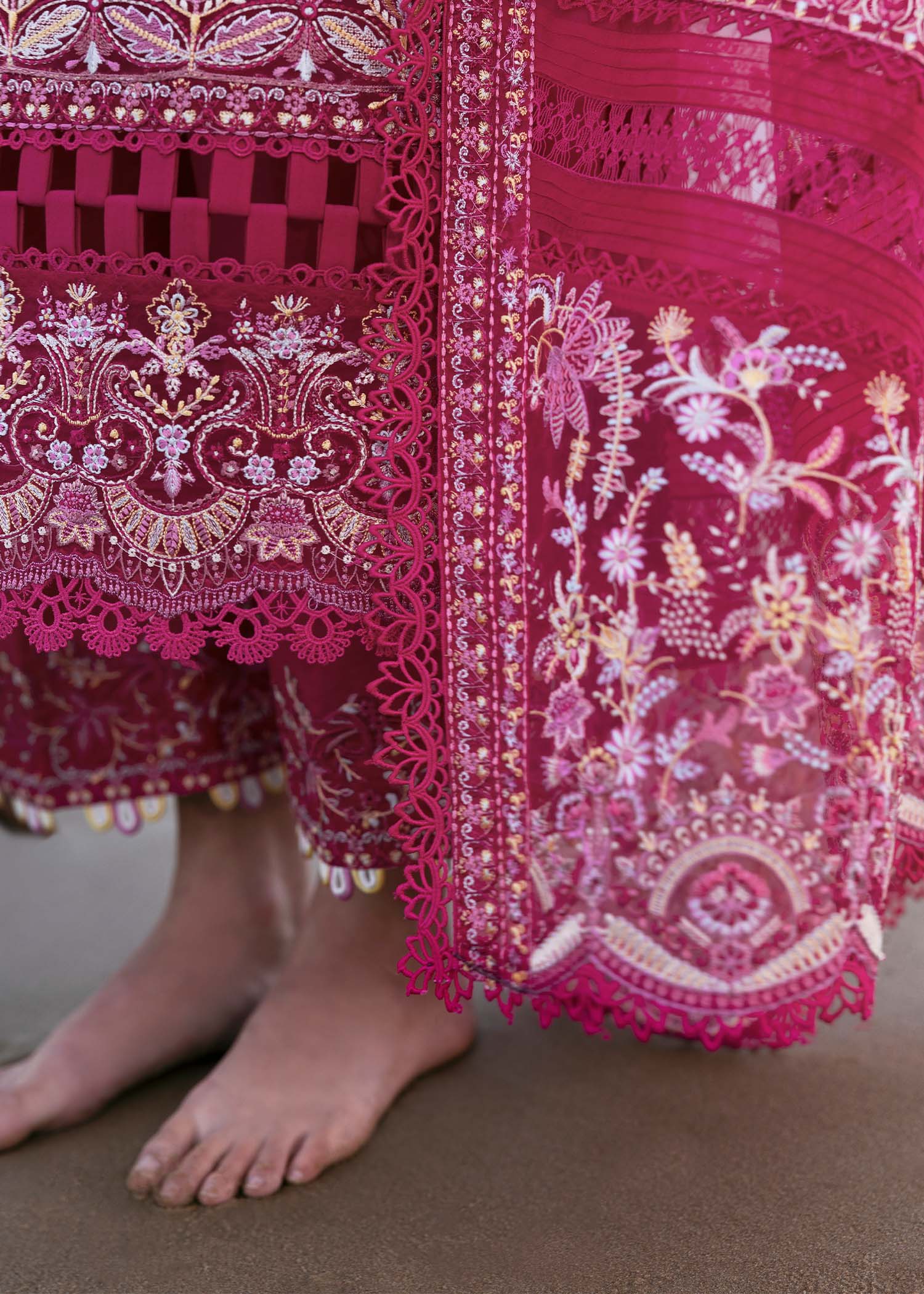 Kanwal Malik | Elysia Luxury Lawn 25 | Evaline - Aqsa Fabrics
