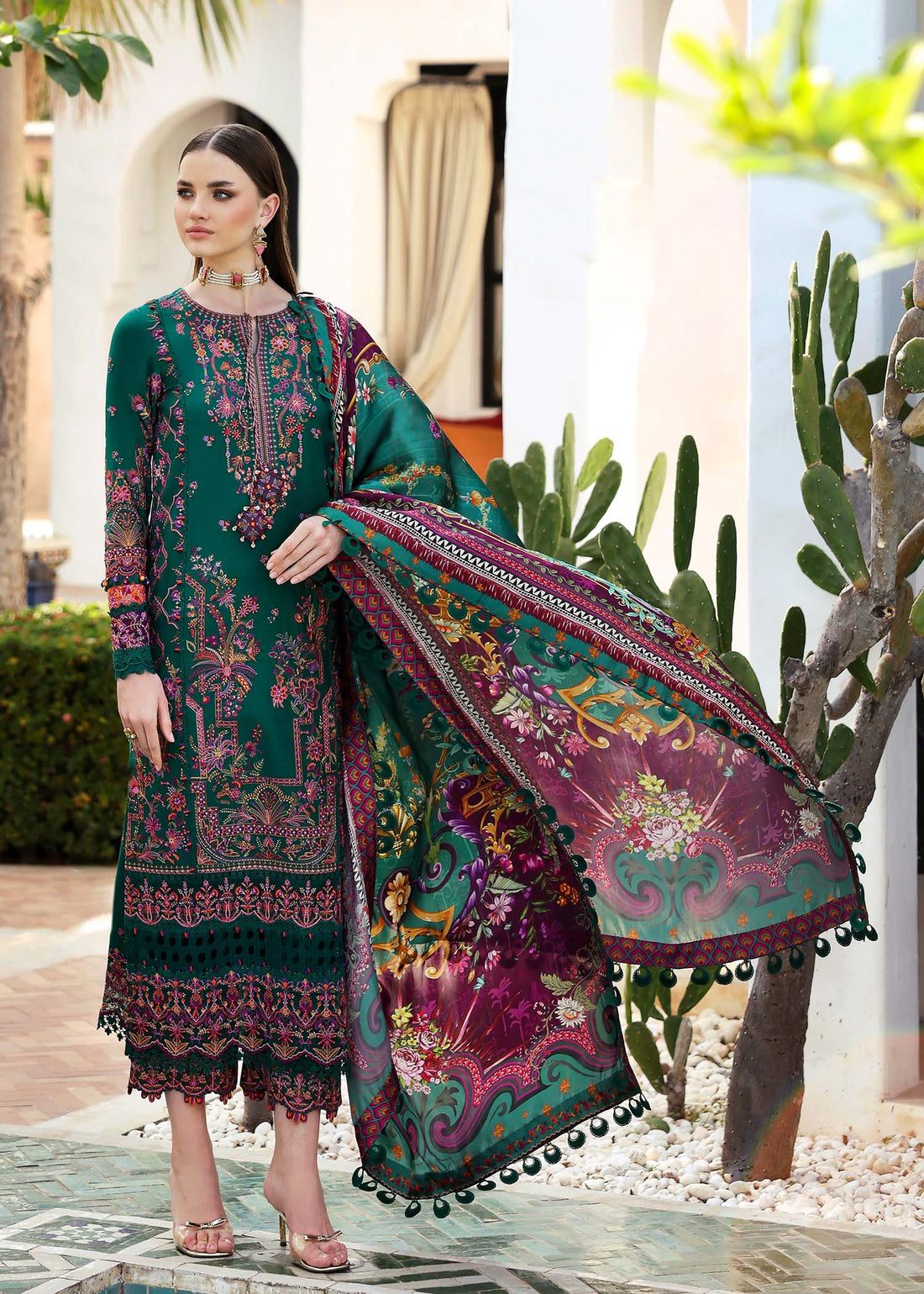 Kanwal Malik | Elysia Luxury Lawn 25 | Sierra - Aqsa Fabrics