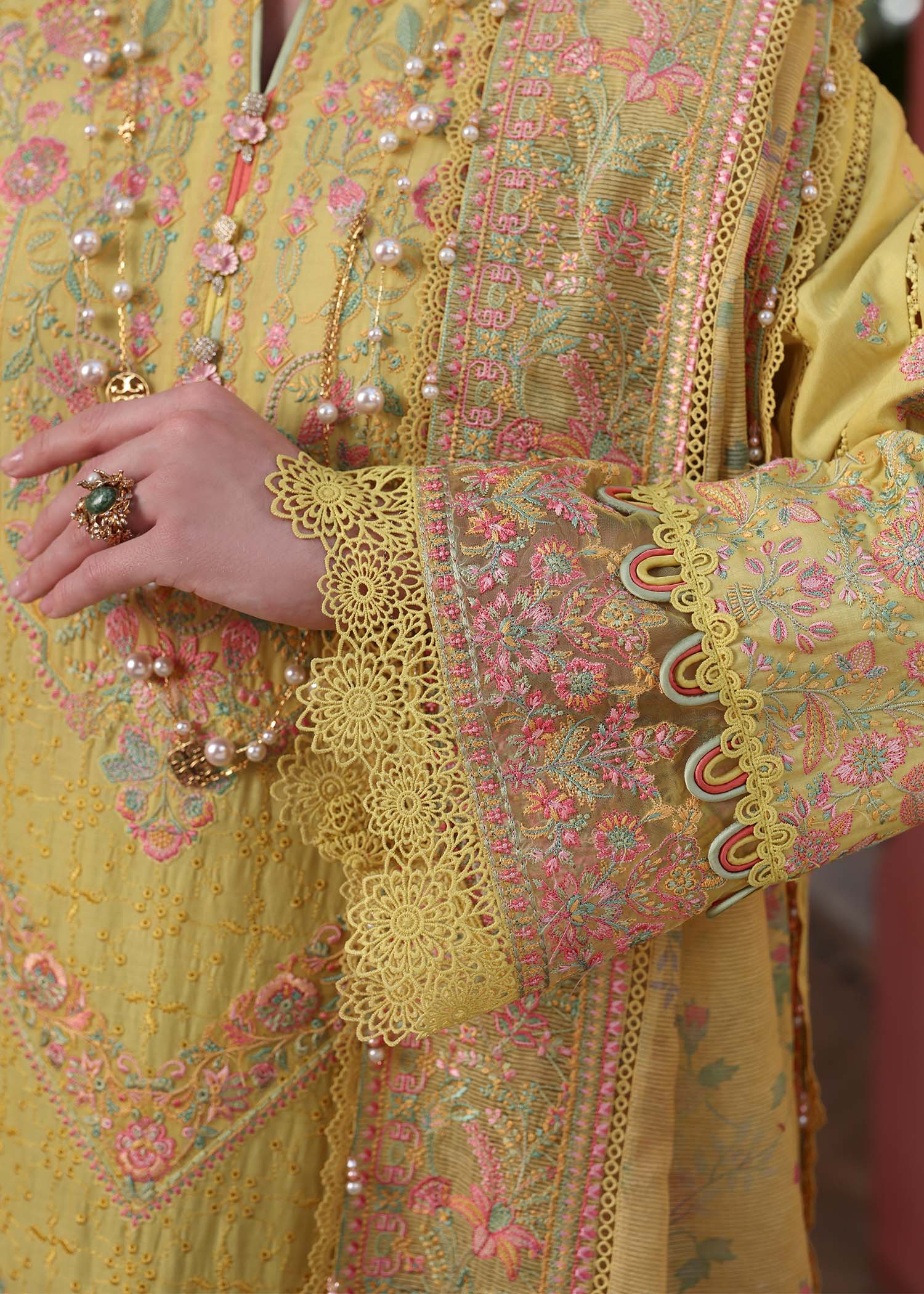 Kanwal Malik | Elysia Luxury Lawn 25 | Summer - Aqsa Fabrics