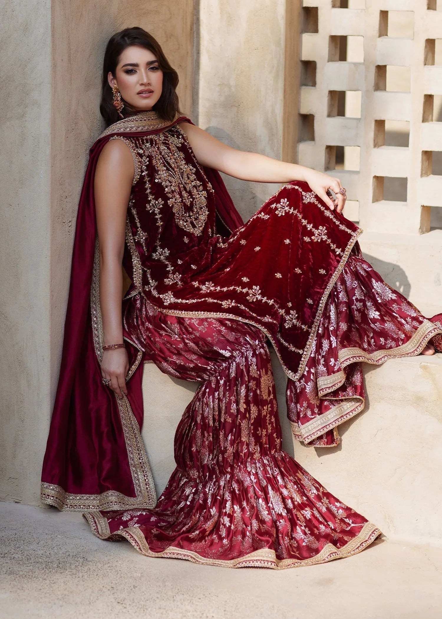 Kanwal Malik | Laira Formals | Aline - Aqsa Fabrics