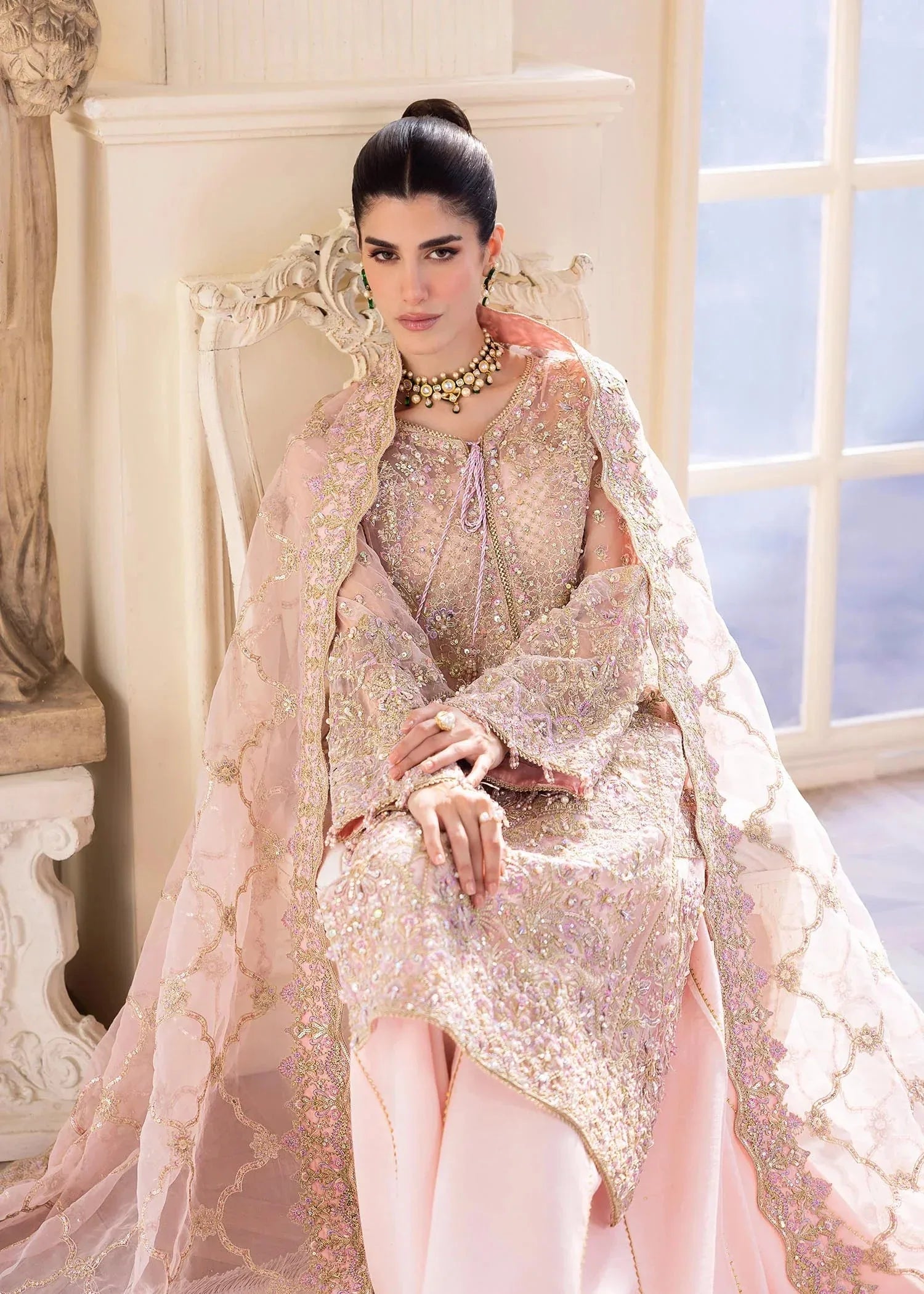 Kanwal Malik | Orchid - Aqsa Fabrics