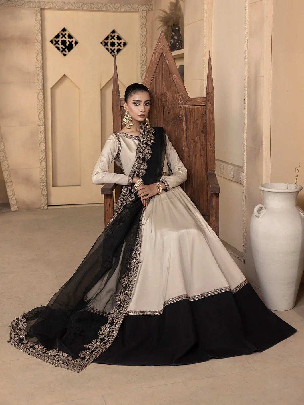 Hem Stitch | Raw Silk Edit 25 | Kaya - Aqsa Fabrics