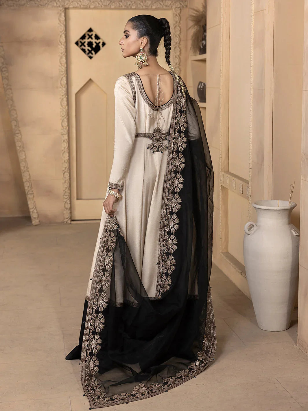 Hem Stitch | Raw Silk Edit 25 | Kaya - Aqsa Fabrics
