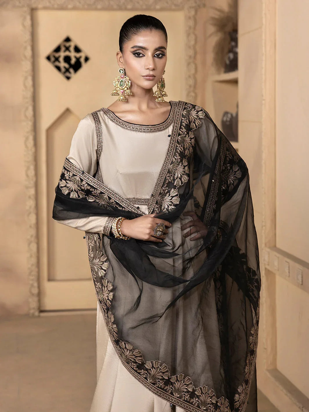 Hem Stitch | Raw Silk Edit 25 | Kaya - Aqsa Fabrics