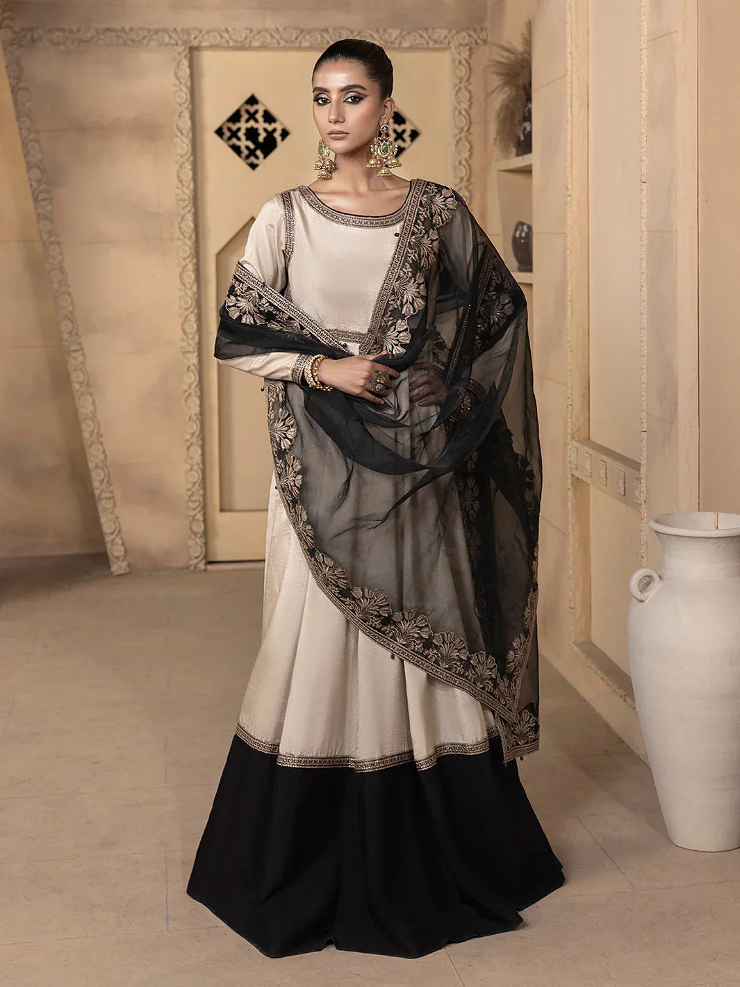 Hem Stitch | Raw Silk Edit 25 | Kaya - Aqsa Fabrics