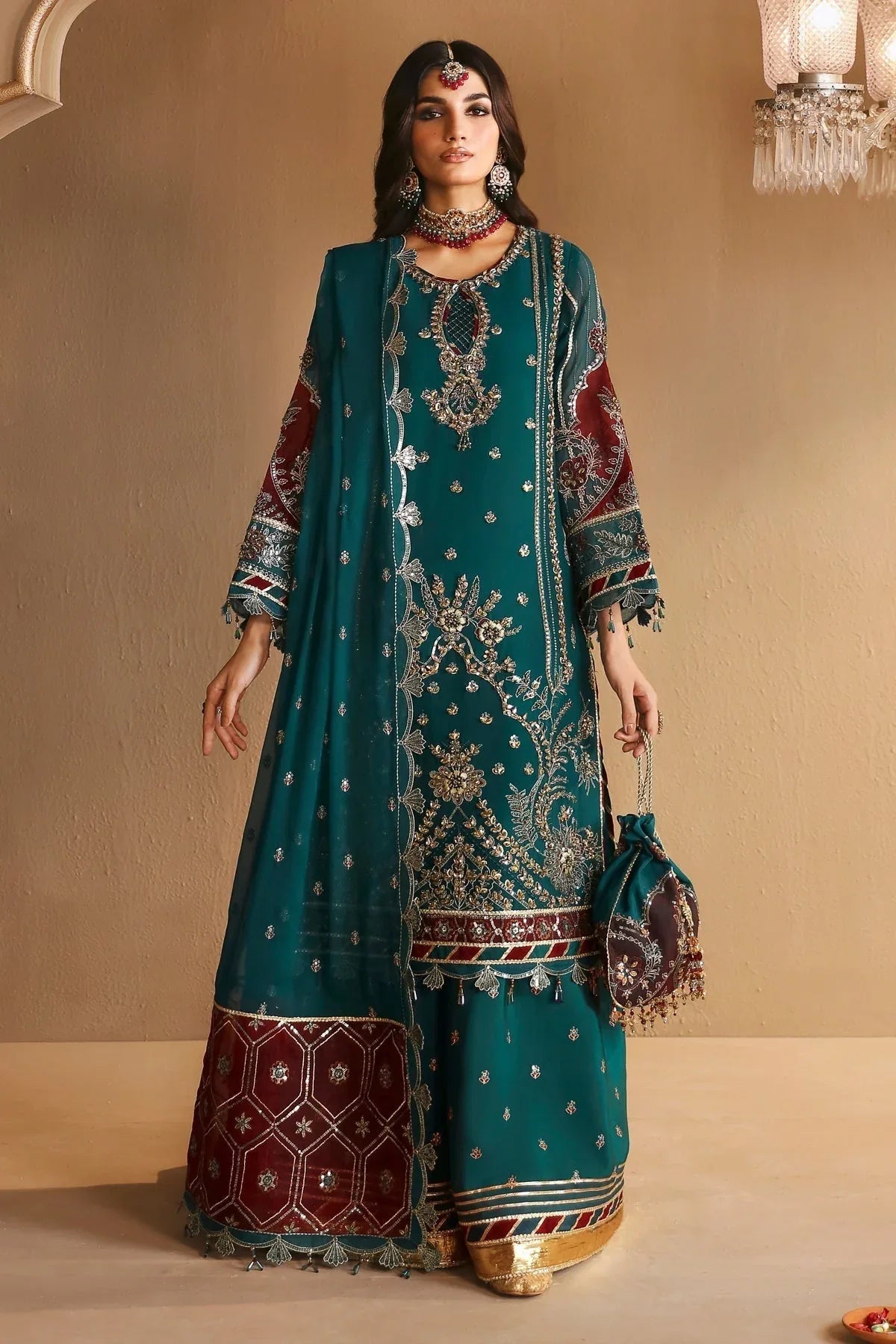 Alizeh | Reena Wedding Formals | AF-HM-4024-KHIVA - Aqsa Fabrics