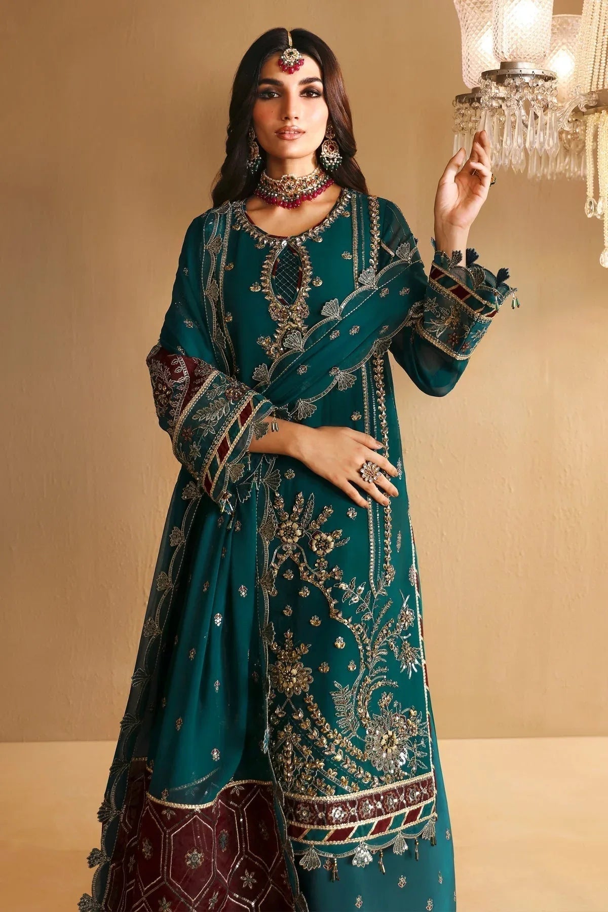 Alizeh | Reena Wedding Formals | AF-HM-4024-KHIVA - Aqsa Fabrics