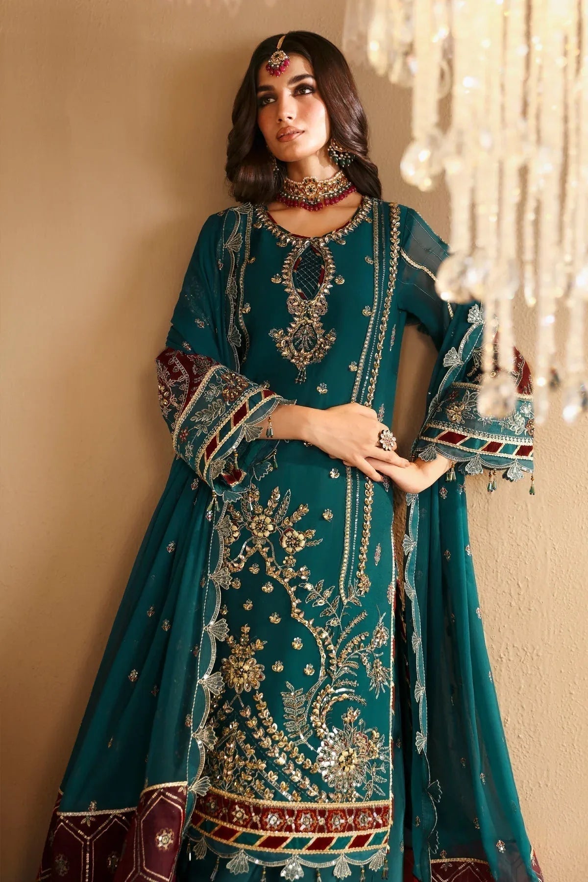 Alizeh | Reena Wedding Formals | AF-HM-4024-KHIVA - Aqsa Fabrics