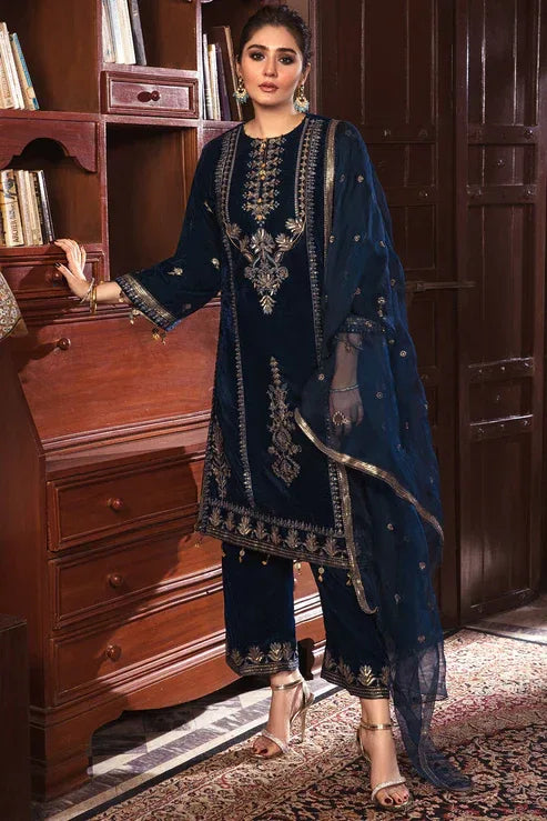 Declare | Velvet Collection 24 |   L0299 - Aqsa Fabrics