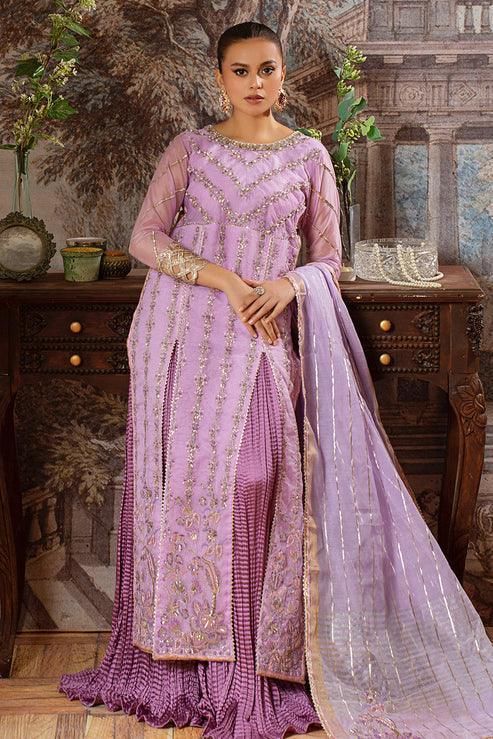 Declare | Le Fleur Luxury Pret | Organza Suit L0956 - Aqsa Fabrics