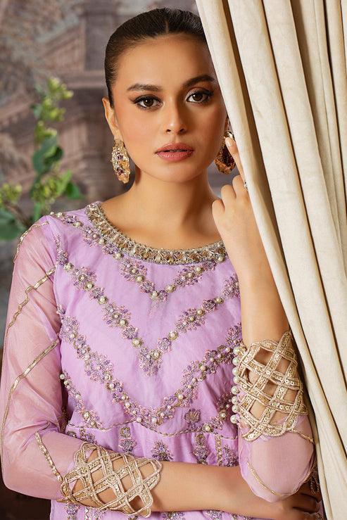 Declare | Le Fleur Luxury Pret | Organza Suit L0956 - Aqsa Fabrics