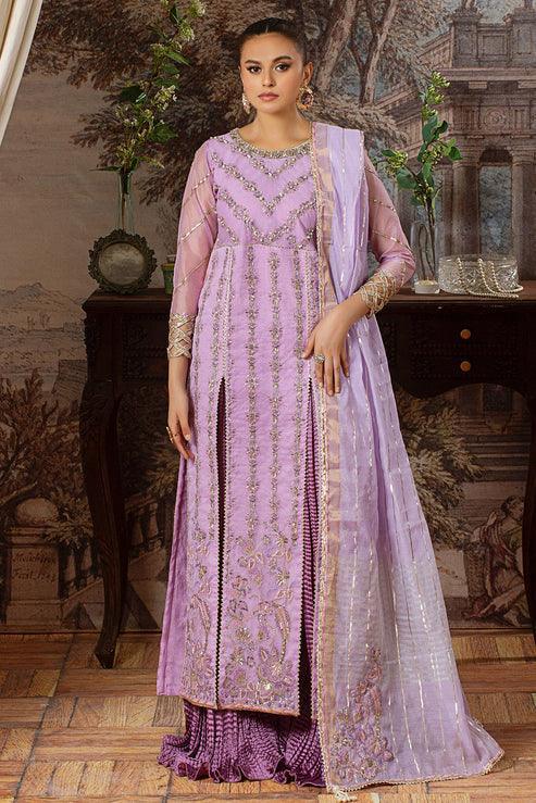 Declare | Le Fleur Luxury Pret | Organza Suit L0956 - Aqsa Fabrics
