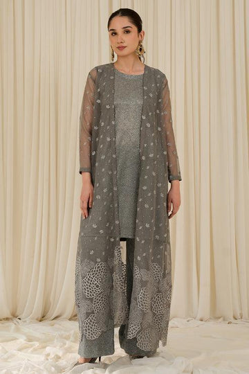 Declare | Le Fleur Luxury Pret | Stretchy Woven Shimmer Suit L0961 - Aqsa Fabrics
