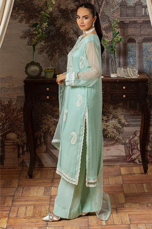 Declare | Le Fleur Luxury Pret | Chiffon Suit L1148 - Aqsa Fabrics