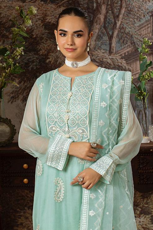 Declare | Le Fleur Luxury Pret | Chiffon Suit L1148 - Aqsa Fabrics