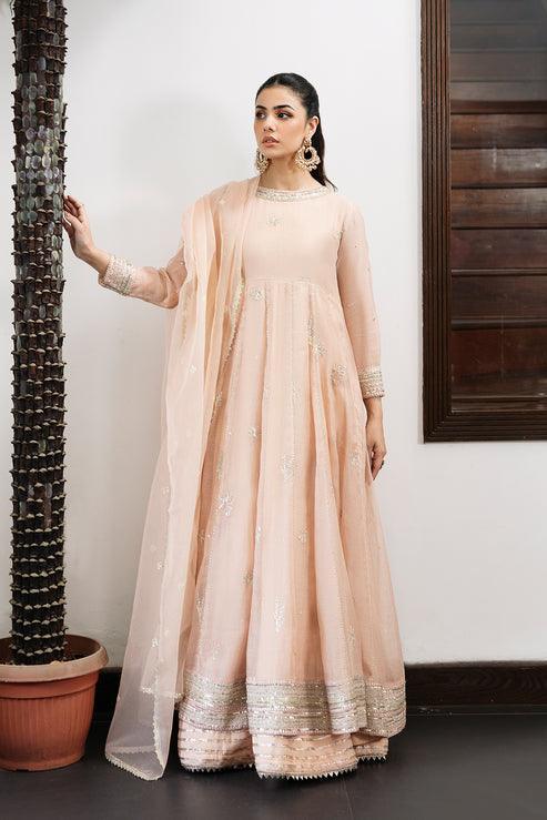 Declare | Le Fleur Luxury Pret | Cotton Net Suit L1151 - Aqsa Fabrics