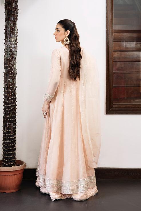 Declare | Le Fleur Luxury Pret | Cotton Net Suit L1151 - Aqsa Fabrics