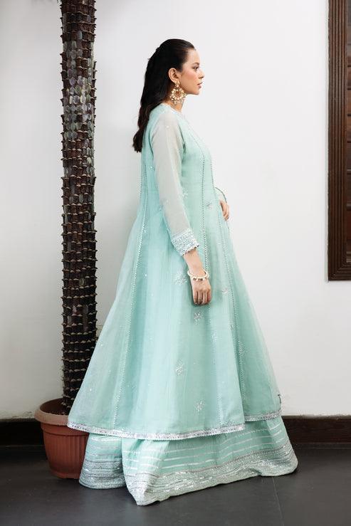 Declare | Le Fleur Luxury Pret | Cotton Net Suit L1152 - Aqsa Fabrics