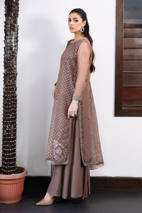 Declare | Le Fleur Luxury Pret | Organza Suit L1153 - Aqsa Fabrics