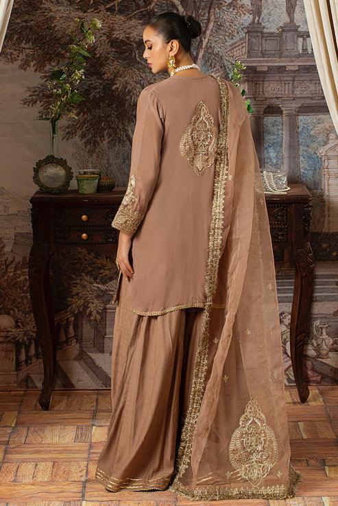 Declare | Le Fleur Luxury Pret | Raw Silk Suit L1156 - Aqsa Fabrics