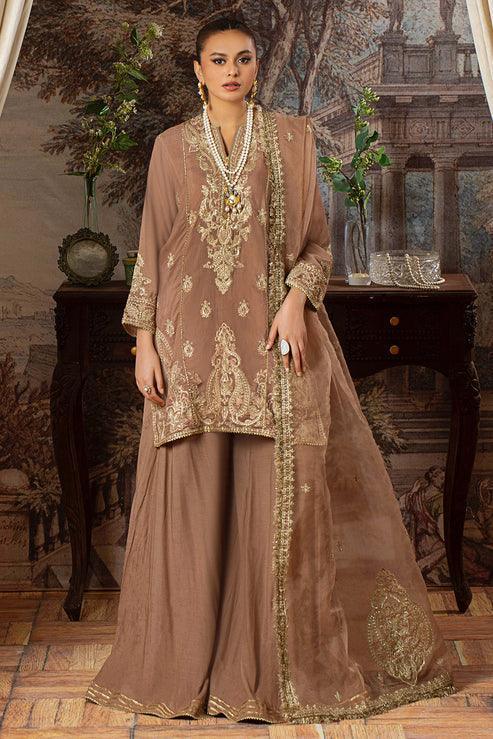 Declare | Le Fleur Luxury Pret | Raw Silk Suit L1156 - Aqsa Fabrics