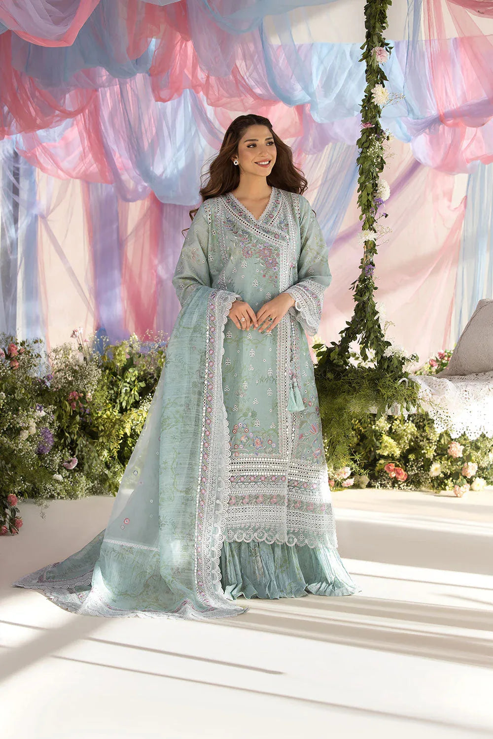 Sobia Nazir | Luxury Lawn 25 | 13A - Aqsa Fabrics