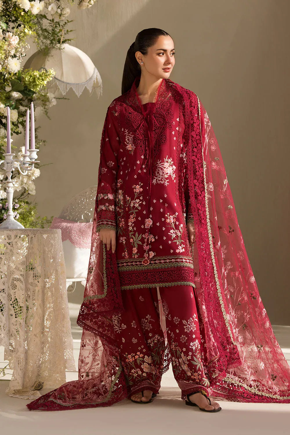Sobia Nazir | Luxury Lawn 25 | 14A - Aqsa Fabrics