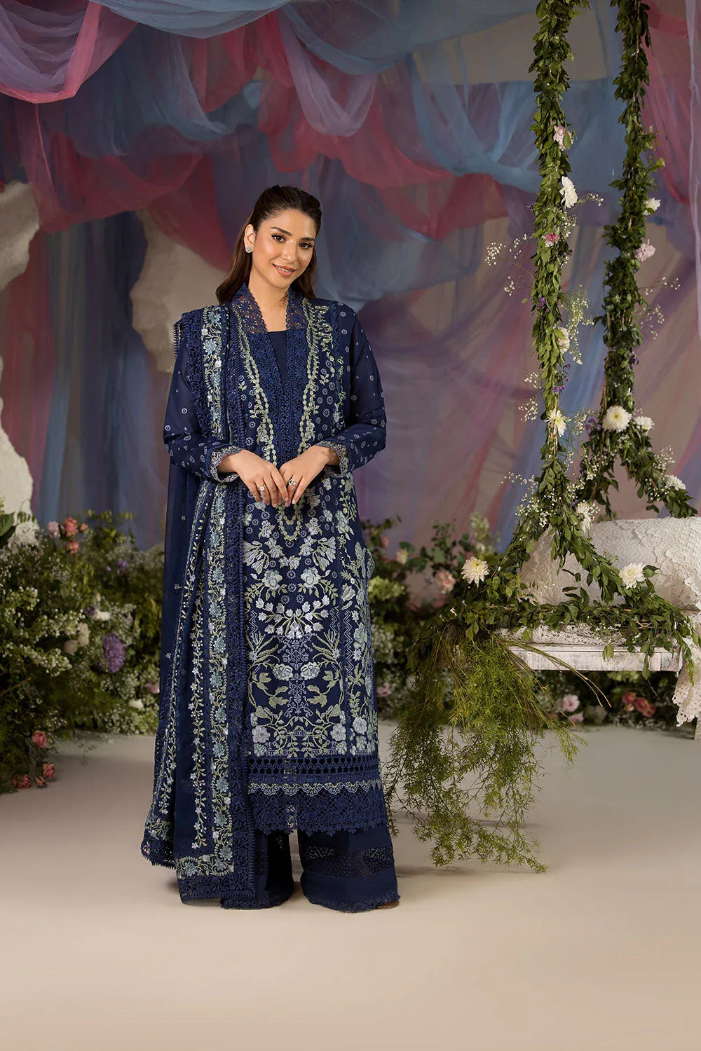 Sobia Nazir | Luxury Lawn 25 | 8A - Aqsa Fabrics