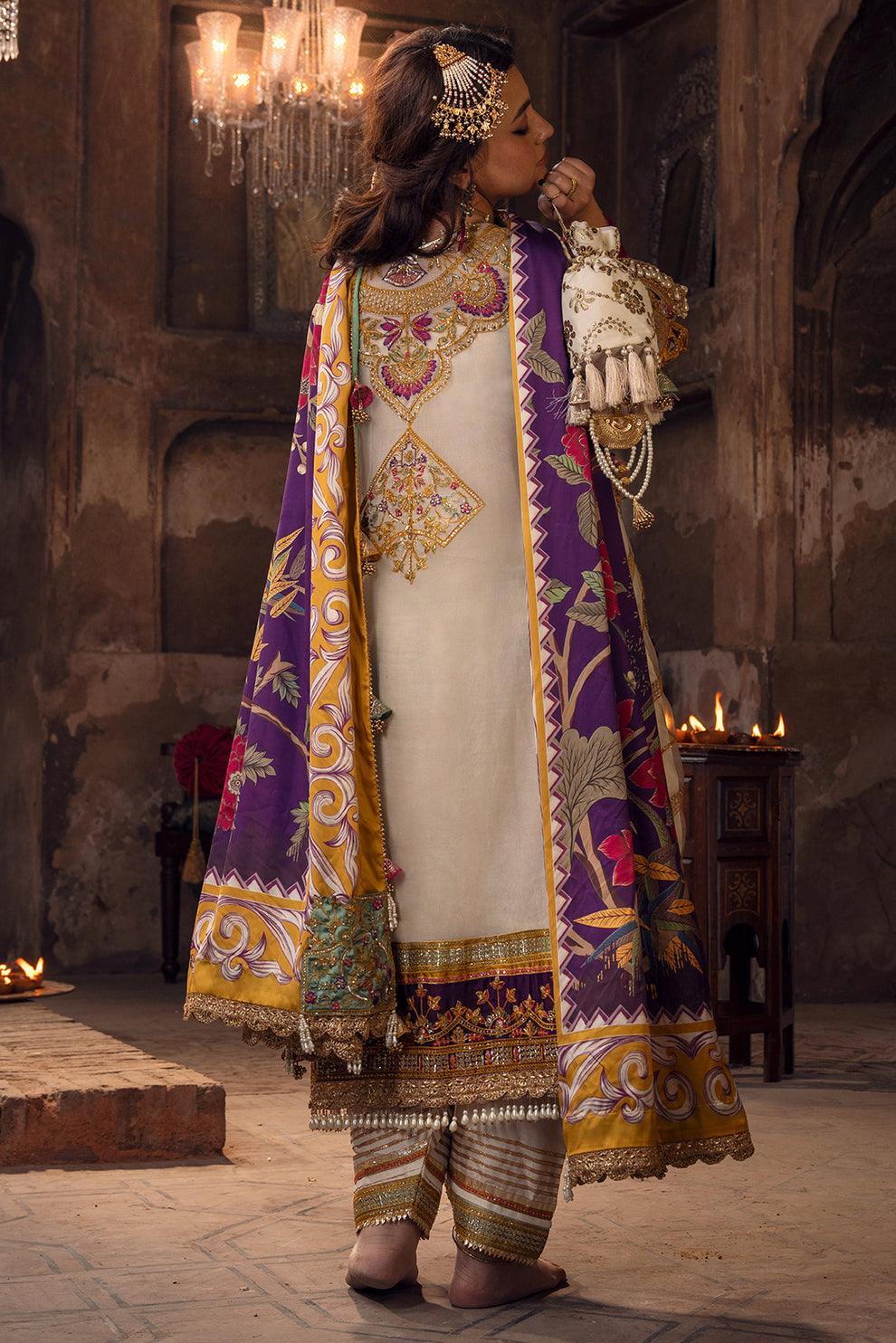 Declare | Mireya Luxury Festive | MASL-E-BARQ LFU-07 - Aqsa Fabrics