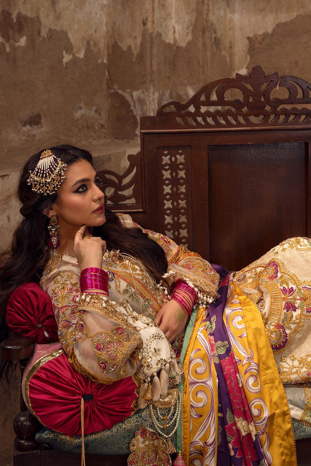Declare | Mireya Luxury Festive | MASL-E-BARQ LFU-07 - Aqsa Fabrics