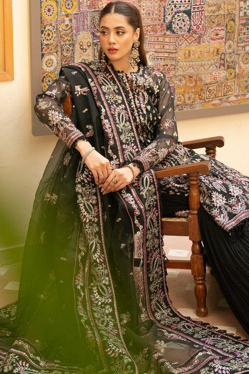 Declare | Mireya Luxury Festive | MIDNIGHT LFU-0016B - Aqsa Fabrics