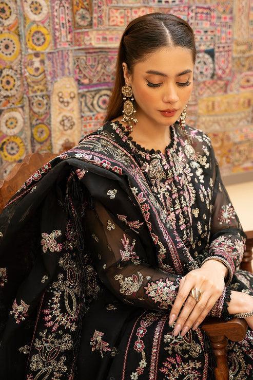 Declare | Mireya Luxury Festive | MIDNIGHT LFU-0016B - Aqsa Fabrics