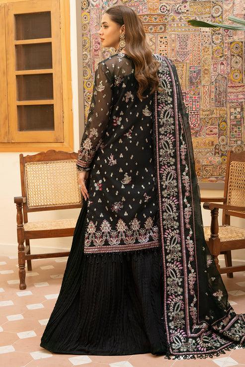 Declare | Mireya Luxury Festive | MIDNIGHT LFU-0016B - Aqsa Fabrics