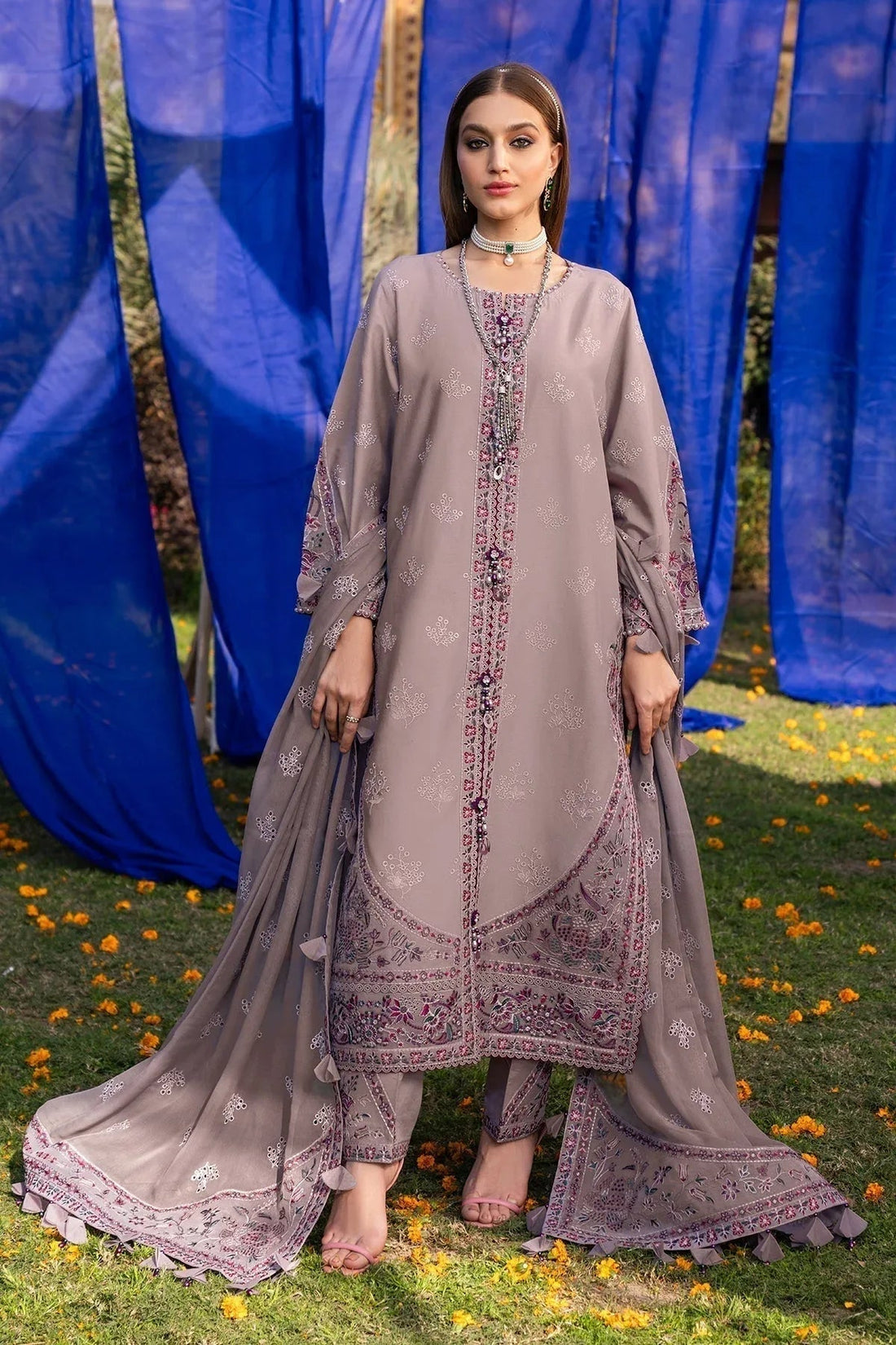 Alizeh | Rawayat Luxury Lawn 24 | Meraat - Aqsa Fabrics