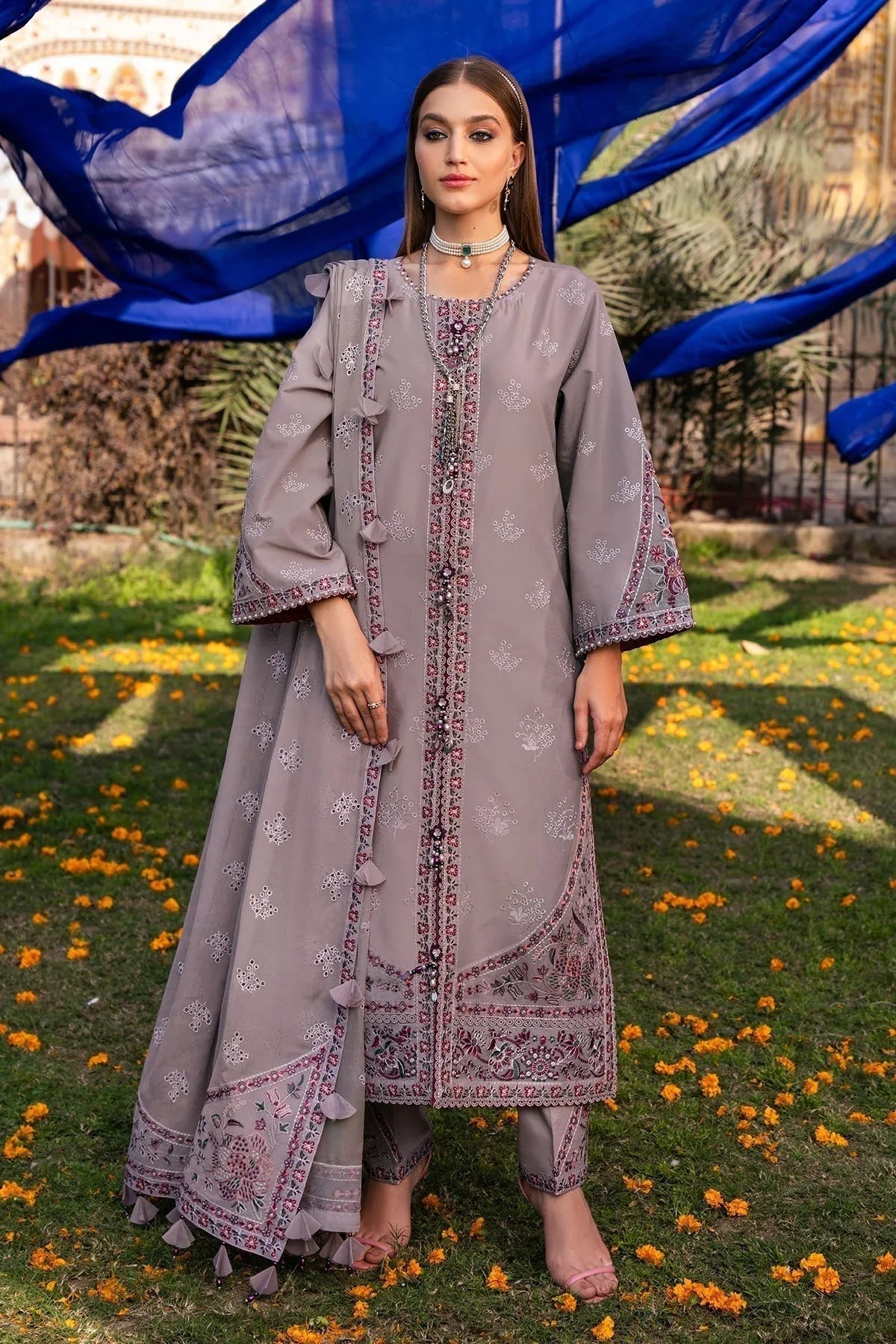 Alizeh | Rawayat Luxury Lawn 24 | Meraat - Aqsa Fabrics