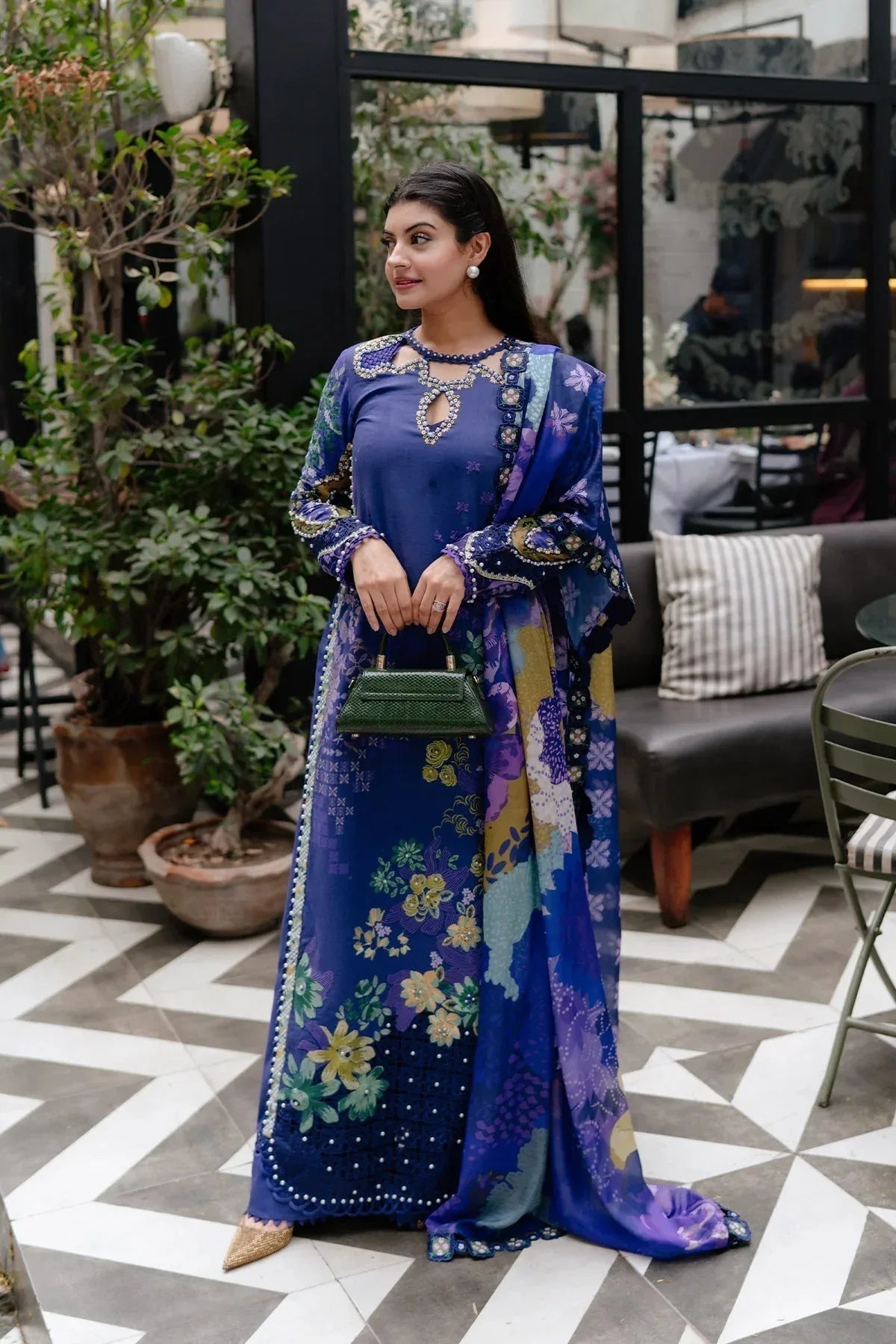 Afrozeh | Luxury Embroidered & Printed Lawn | Lumora - Aqsa Fabrics